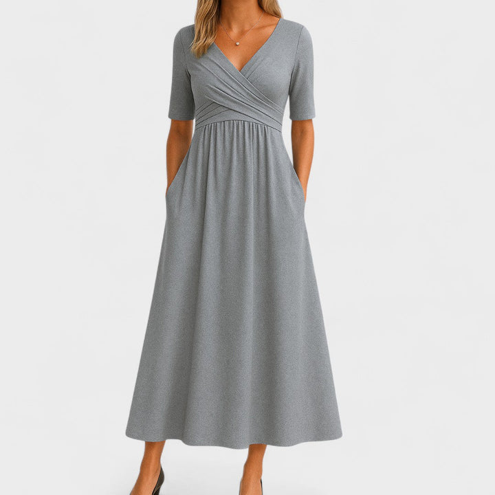 Joanna | Elegant Midi Dress for Any Occasion