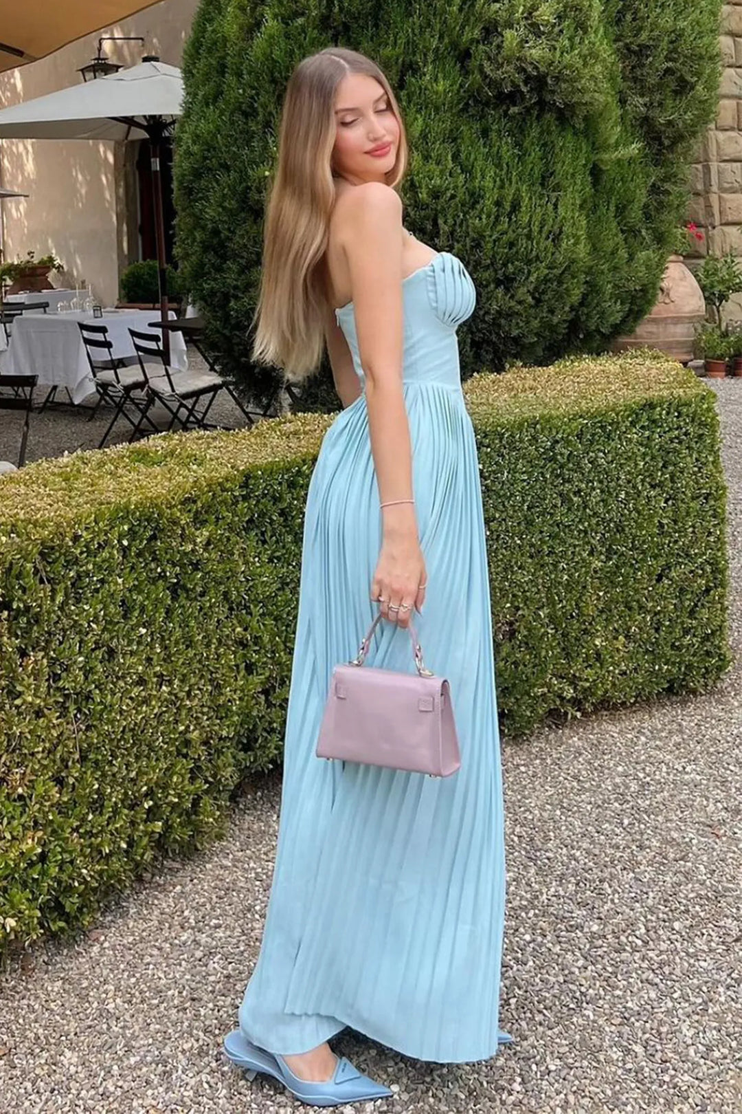 Cora | Strapless Maxi Dress