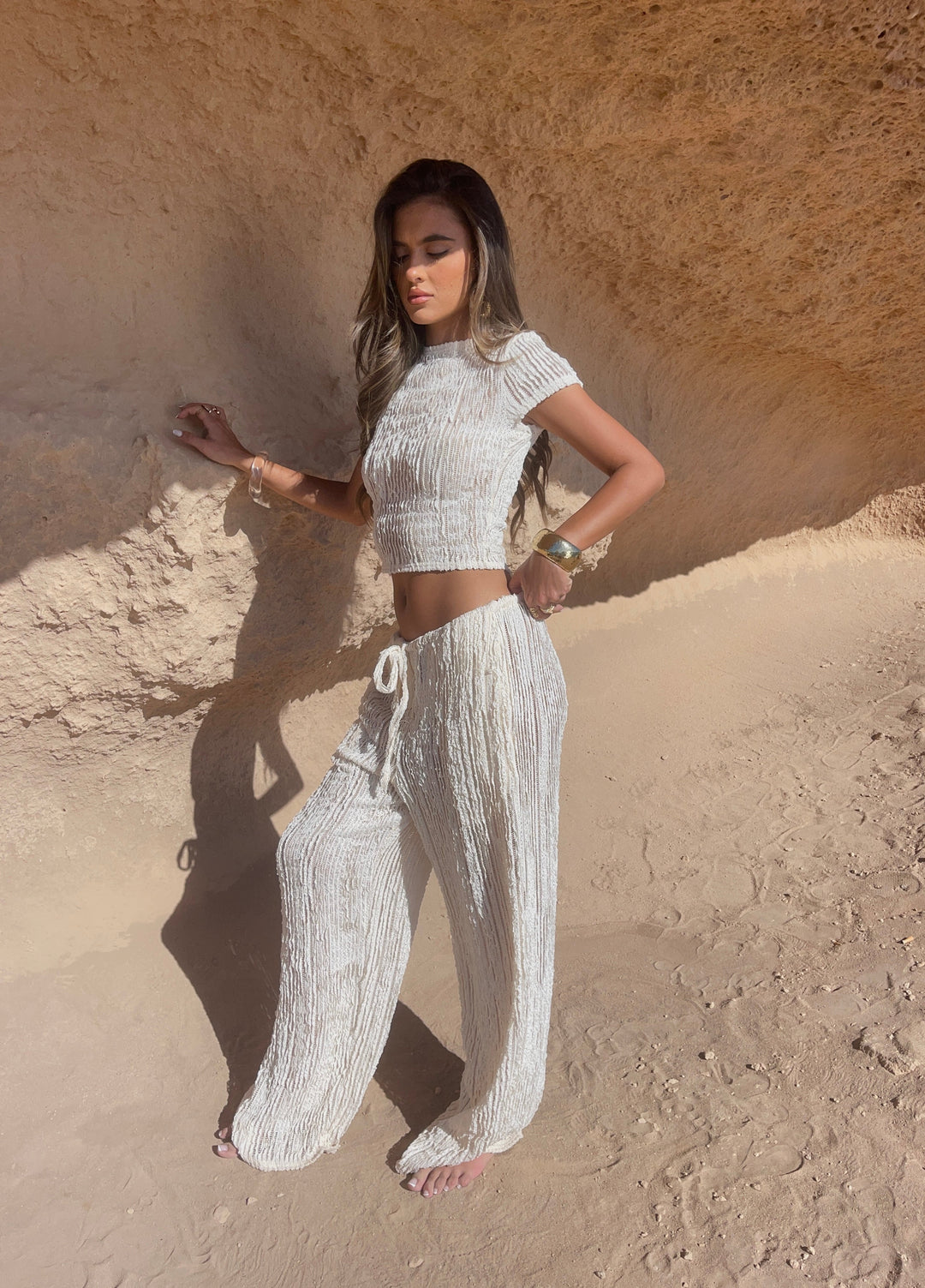 Sienna | Trousers - Ivory