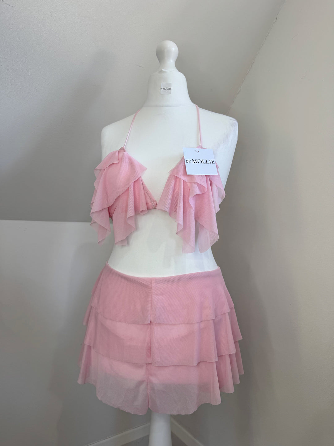 Solara | Pearl-Trim Braided Knit Set