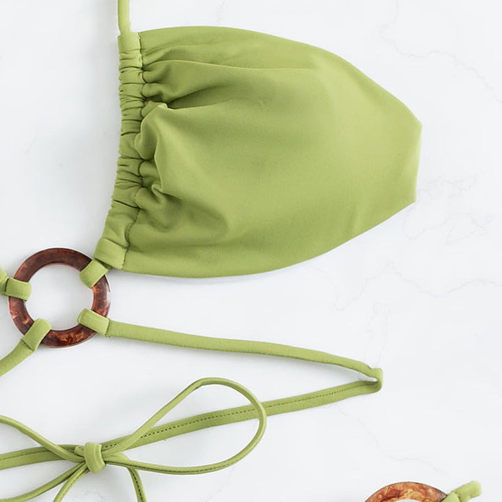 Zerina | Ring Detail Cut-Out Monokini