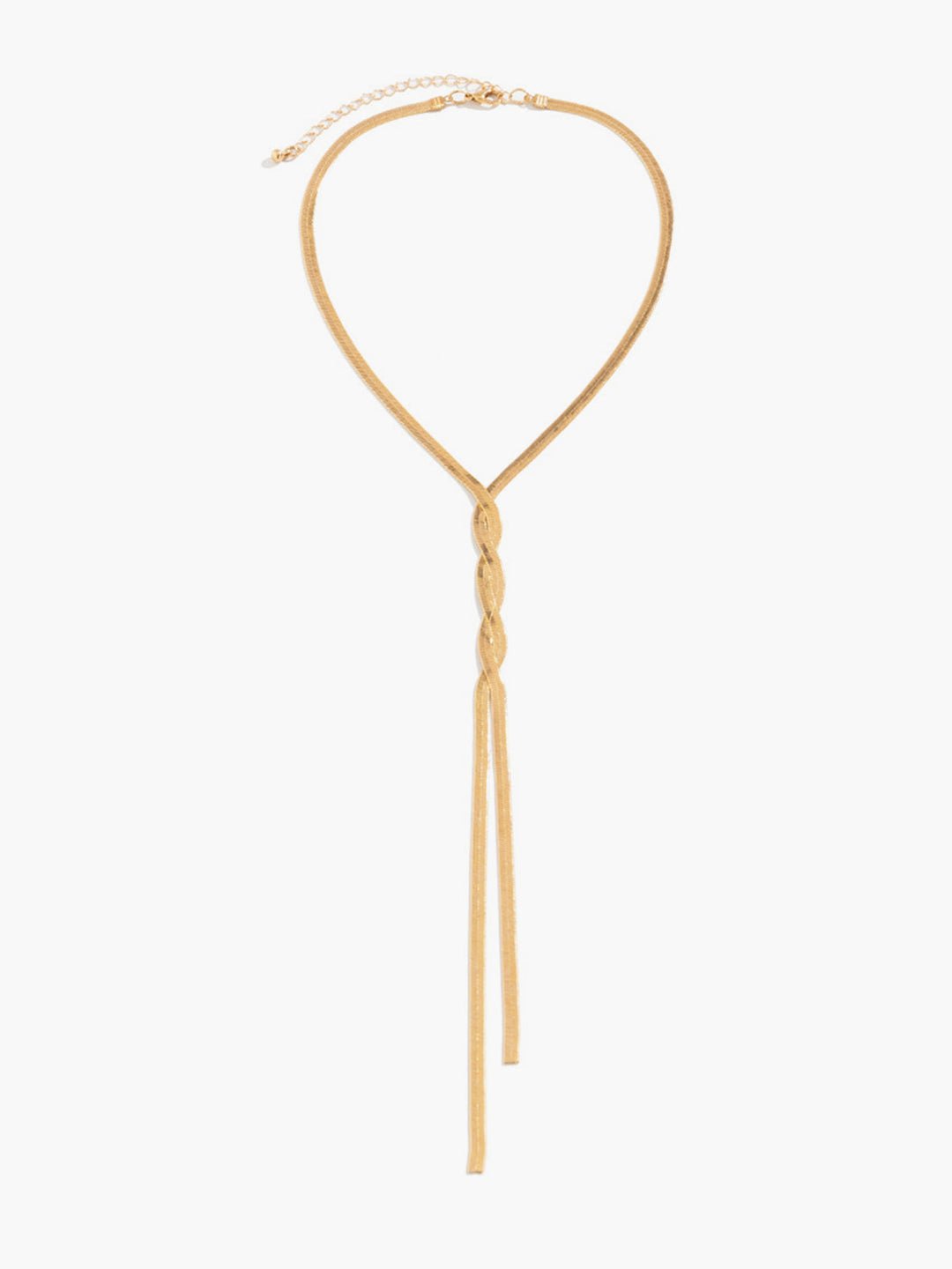 Lilliana | Chain Twist Tassel Necklace