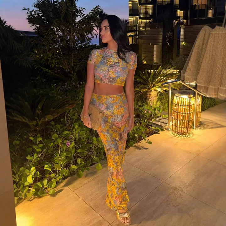 Amaris | Floral Print Two Piece Set