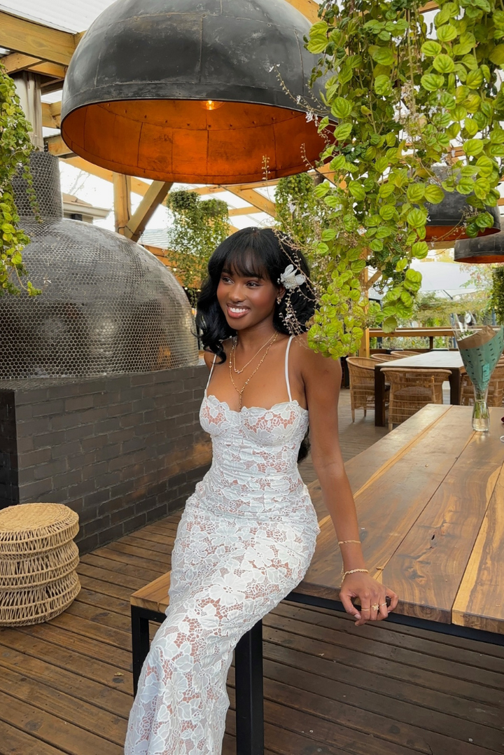 Evangeline | Lace Maxi Dress