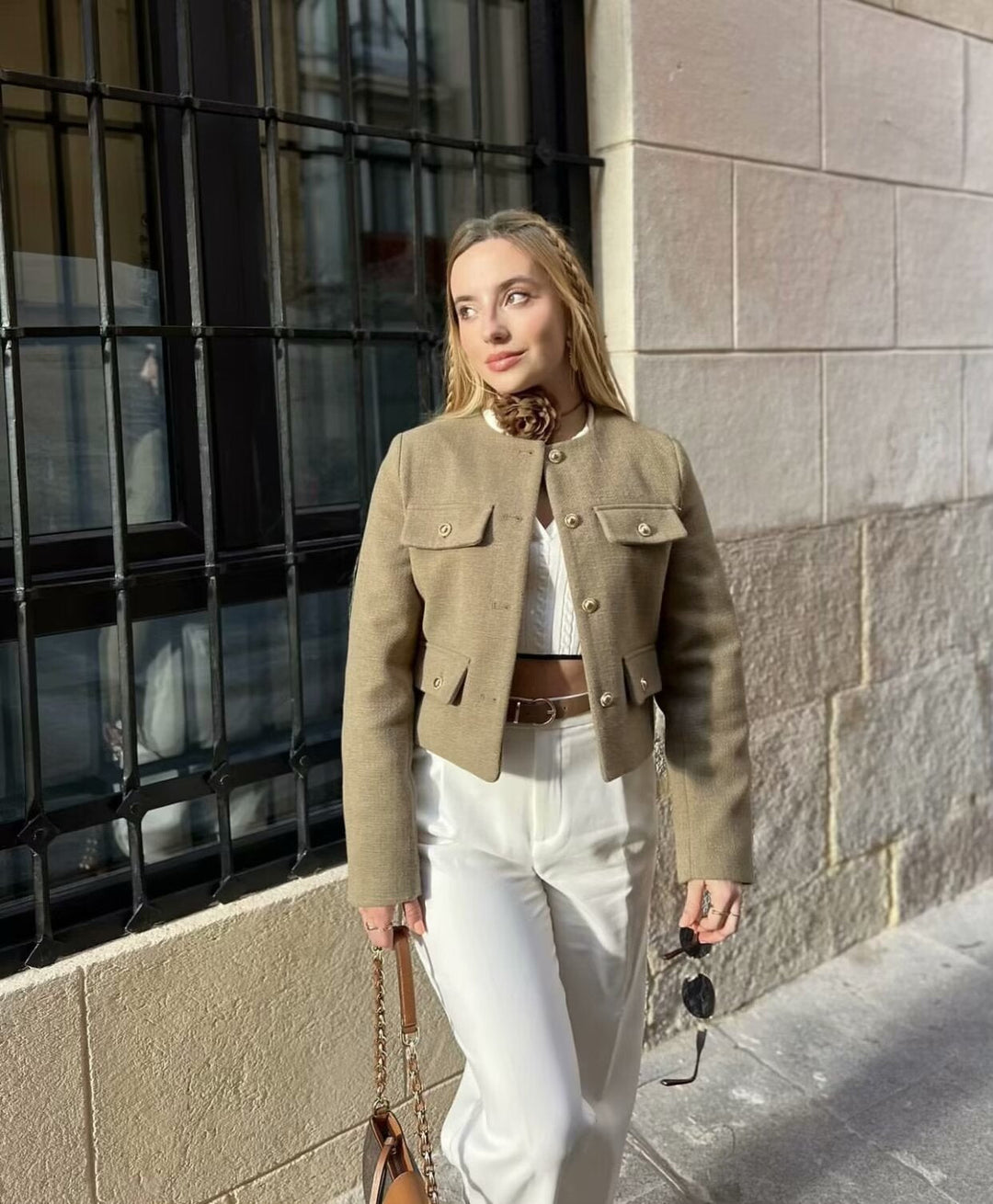 Megan | Vintage Cropped Jacket