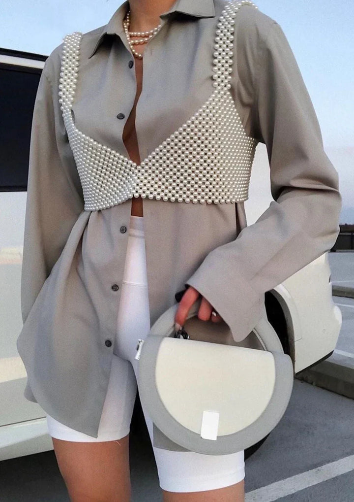 Anneliese | Pearl Sleeveless Top