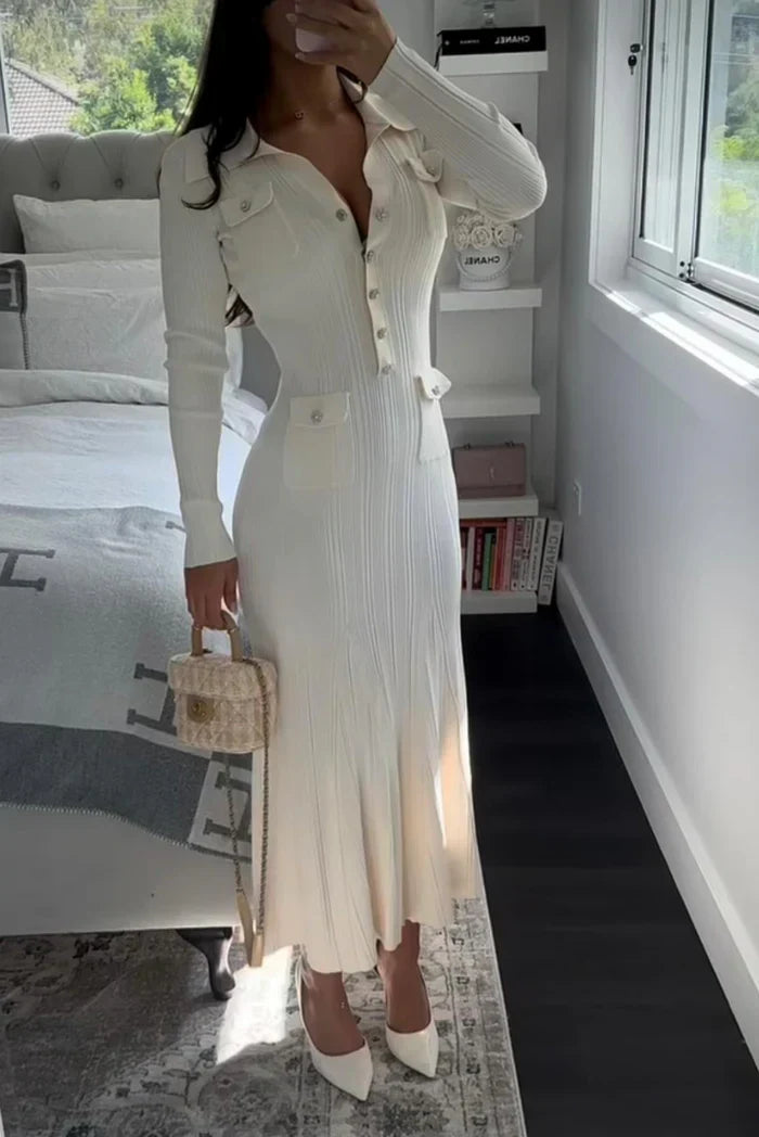 Pippa | Knitted Midi Dress