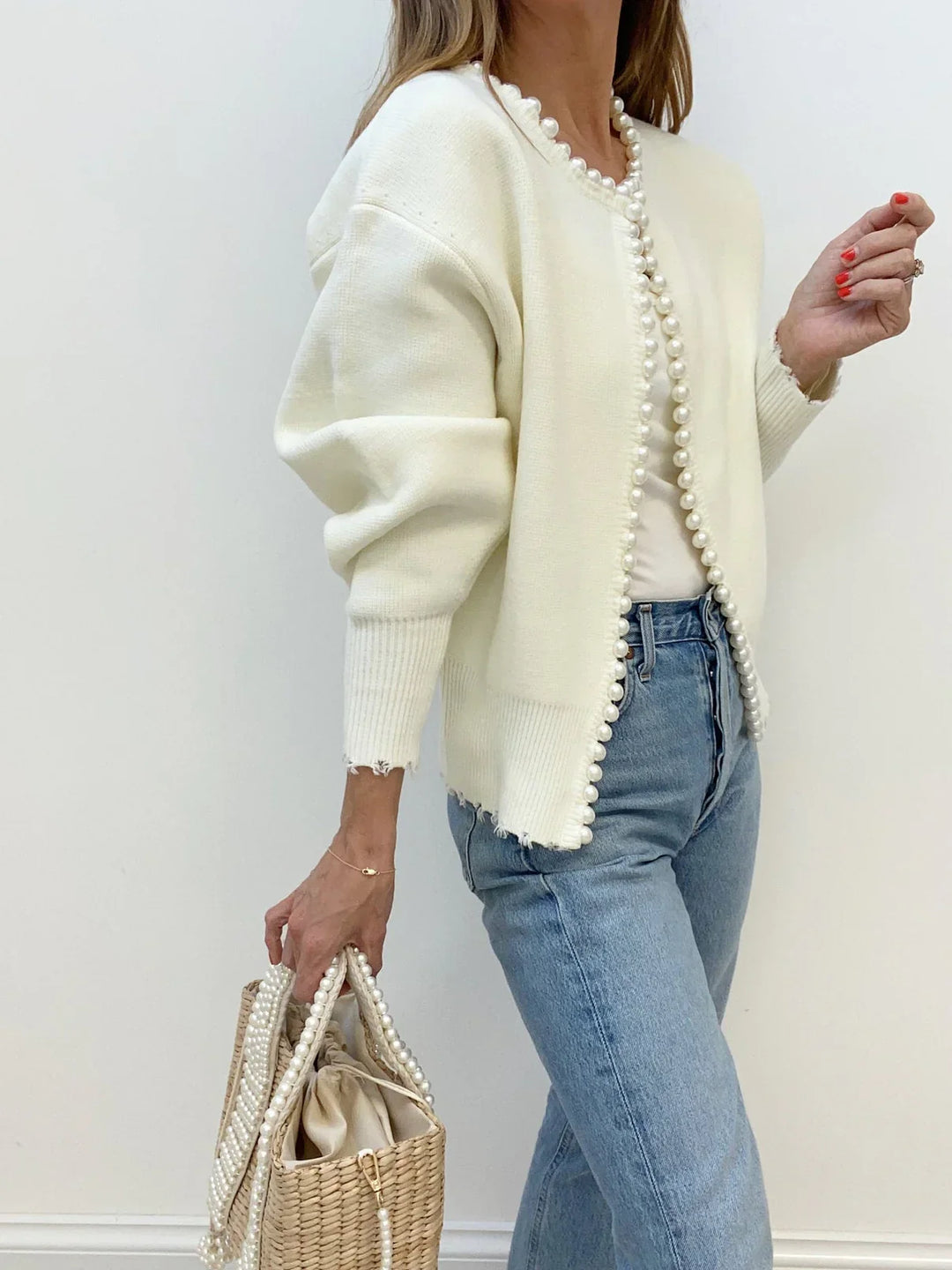 Nancy | Pearl Cardigan