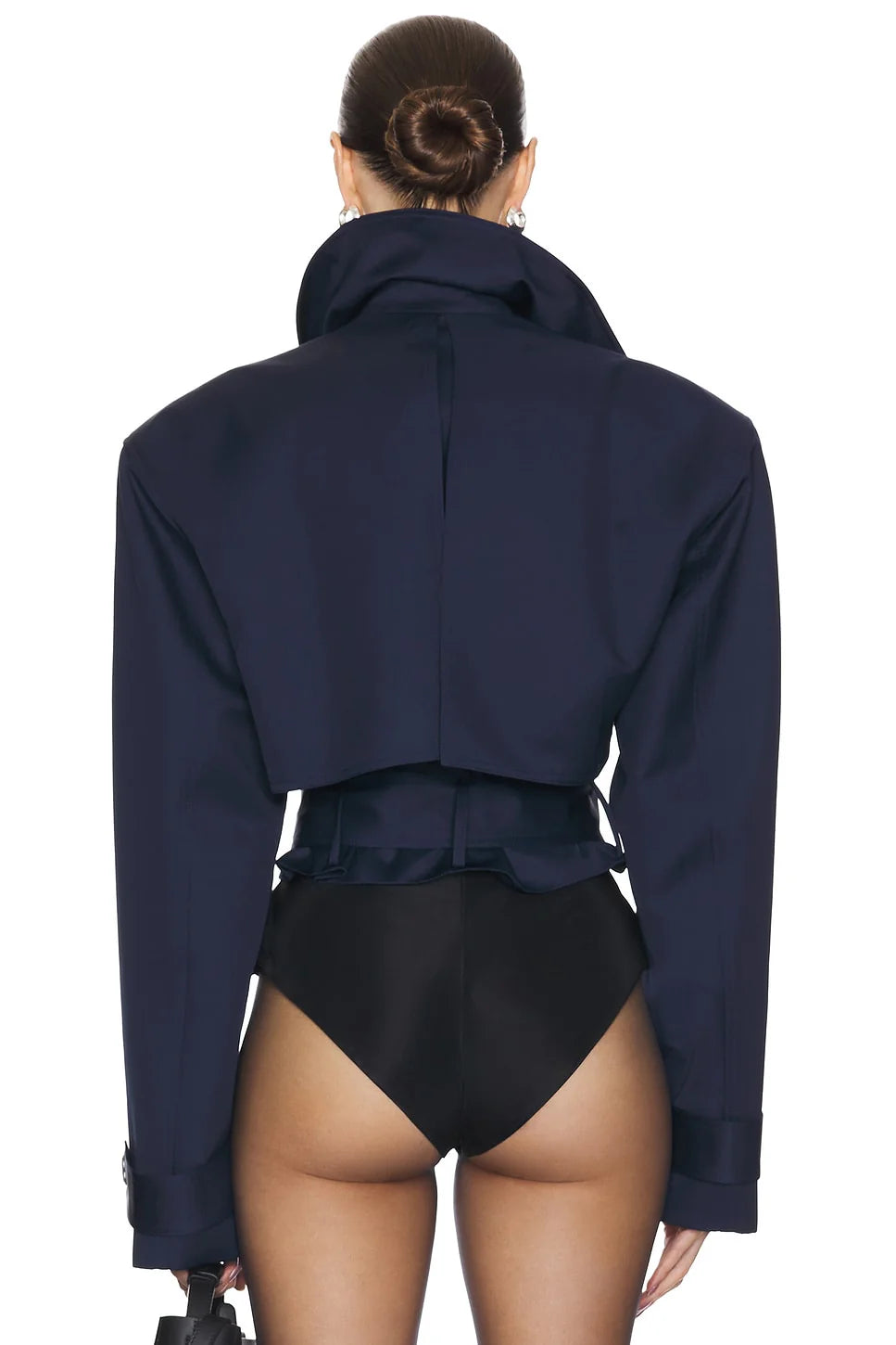 Flambeaux Oversized Cropped Trench