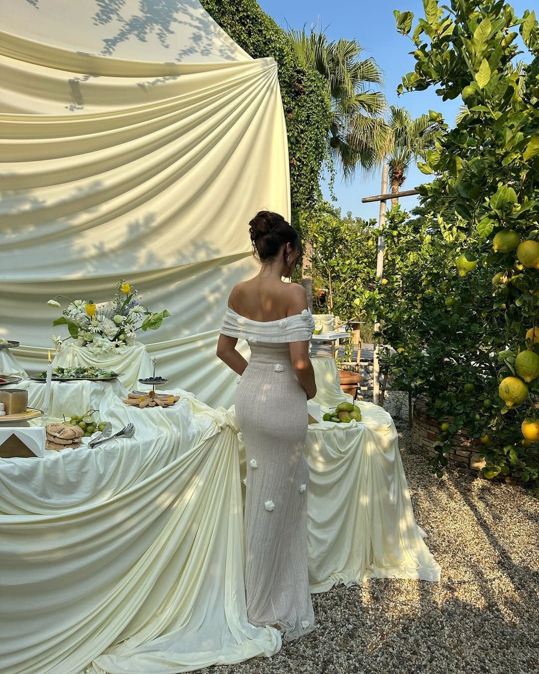 Luana | Maternity Off-Shoulder Maxi Dress