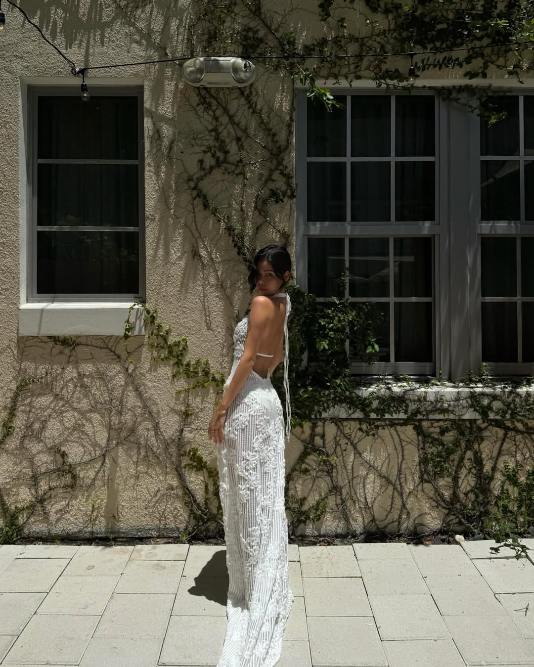 Arlette | Hanging Neck Sleeveless Maxi Dress