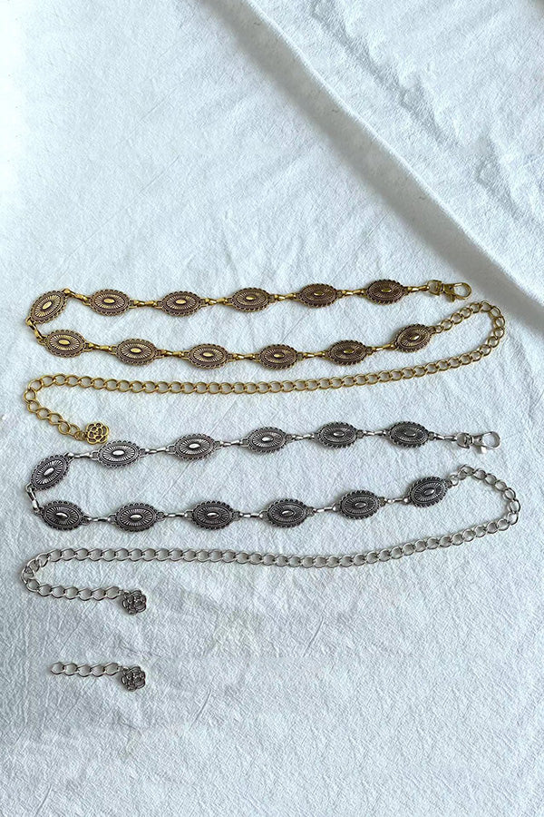 Raegan | Retro Geometric Waist Chain