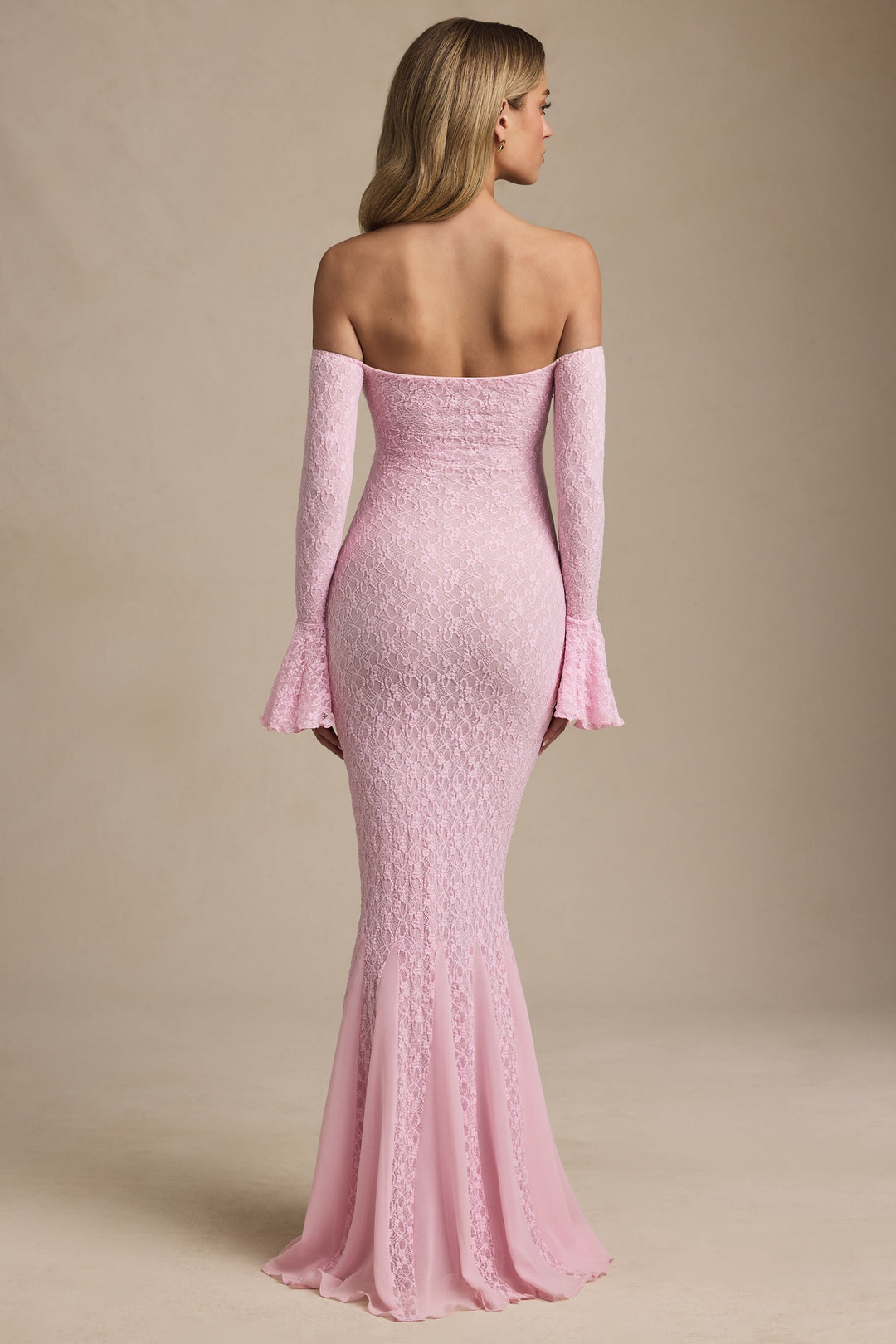 Celeste | Off-Shoulder Lace Maxi Dress